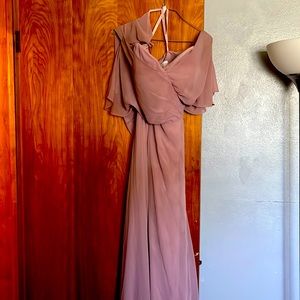 Rose colored mother of the. Ride dress size 18
